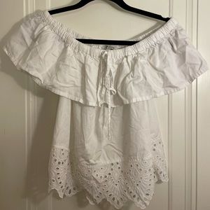 Madewell off the shoulder Top